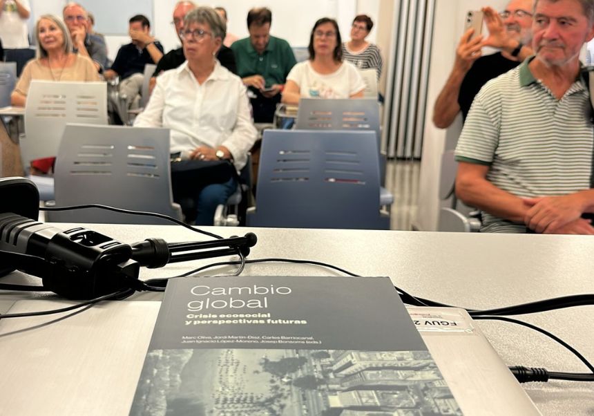 Imatge de la presentació del llibre.